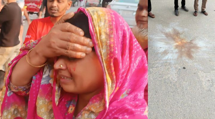 রাজধানীতে ফ্লাইওভার থেকে ৪ টি ককটেল বিস্ফোরণ, নারী আহত